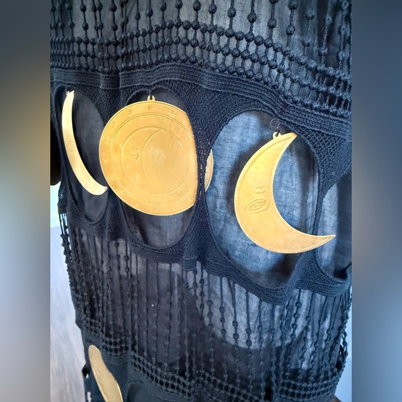 Loewe x Paula Ibiza Moon-Pendant Embroidered Maxi Dress - Picture 9 of 16